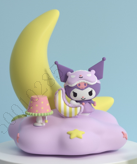 MINISO KUROMI DAYDREAM SERIES LED NIGHT LIGHT 2017508110108 NIGHT LIGHT