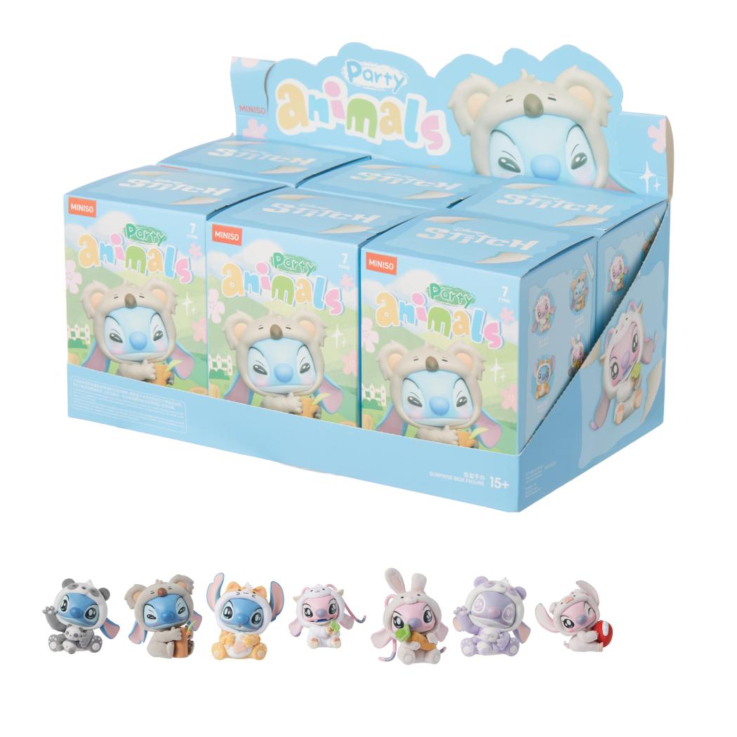 MINISO DISNEY LILO & STITCH COLLECTION ANIMAL PARTY SURPRISE BOX FIGURE 2017636110100 BLIND BOX