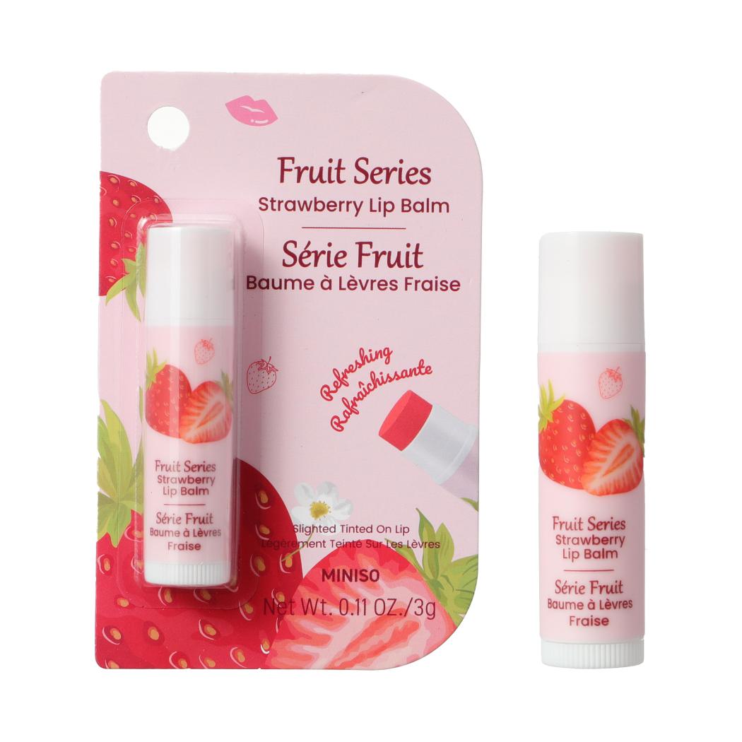 MINISO FRUIT SERIES STRAWBERRY LIP BALM 2017686610100 LIP BALM