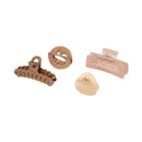 MINISO BASIC STYLE HAIR CLAW CLIPS ( 4 PCS ) 2017844210104 HAIR BAND-2