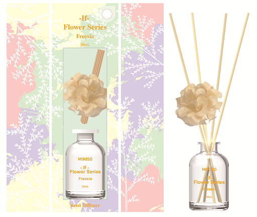 MINISO BLOSSOM SERIES REED DIFFUSER(FREESIA) 2017896612109 SCENT DIFFUSER