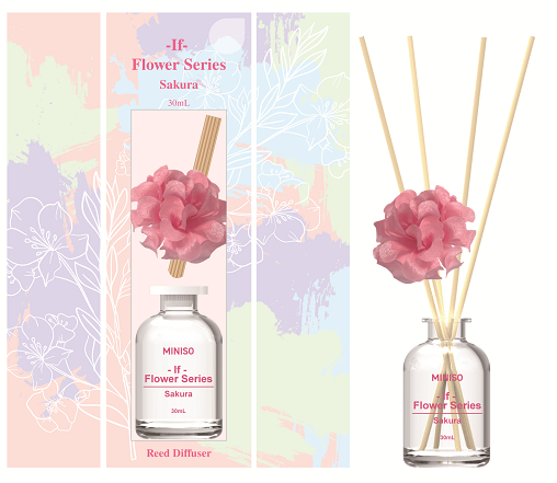 MINISO BLOSSOM SERIES REED DIFFUSER(SAKURA) 2017896613106 SCENT DIFFUSER