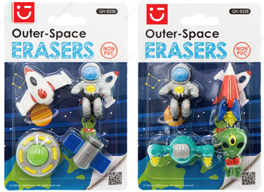 MINISO 3D ERASER COLLECTION SPACE WANDER (2 ASSORTED MODELS) 2017906310100 STATIONERY