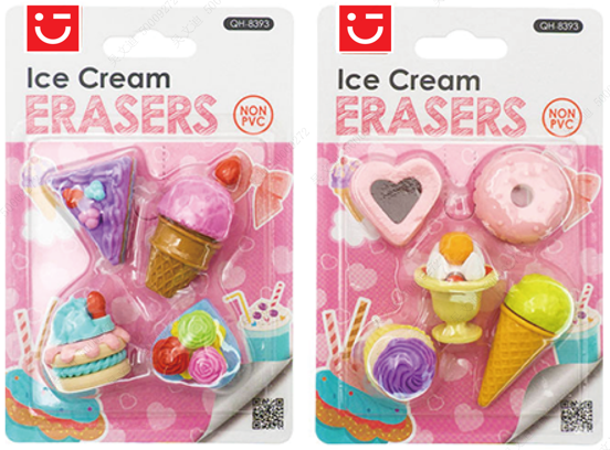 MINISO 3D ERASER COLLECTION DELICIOUS DESSERT (B) (2 ASSORTED MODELS) 2017906510104 STATIONERY