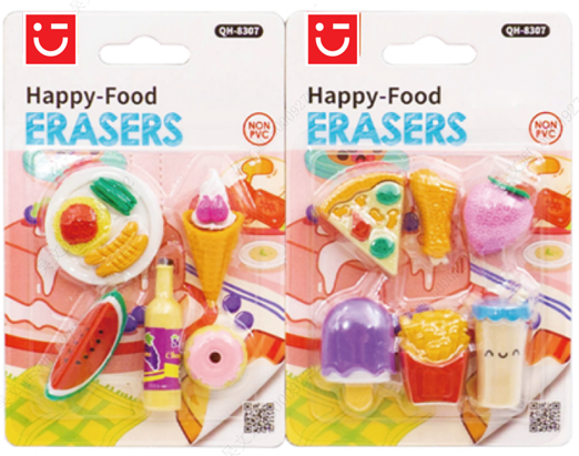 MINISO 3D ERASER COLLECTION HAPPY MEAL (B) (2 ASSORTED MODELS) 2017907210102 STATIONERY