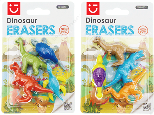 MINISO 3D ERASER COLLECTION DINASOUR WORLD (2 ASSORTED MODELS) 2017907610100 STATIONERY