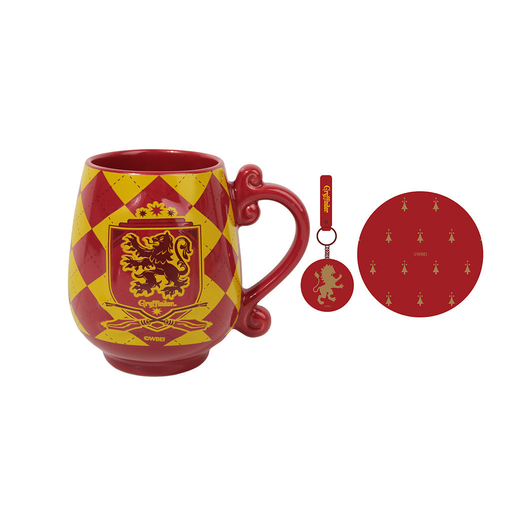 MINISO HARRY POTTER CERAMIC MUG & SAUCER SET(450ML) (RED) 2017935011108 CERAMIC CUP