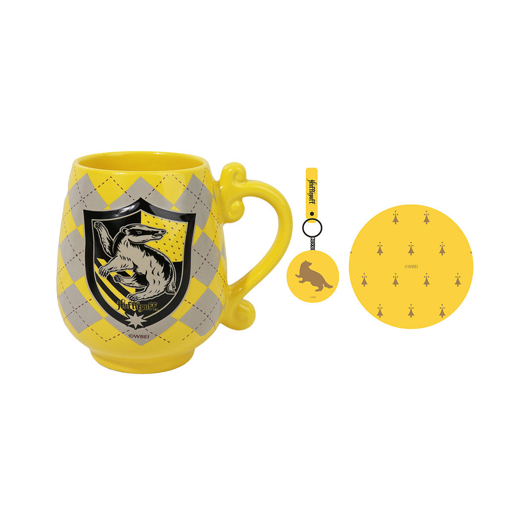 MINISO HARRY POTTER CERAMIC MUG & SAUCER SET (450ML) (YELLOW) 2017935012105 CERAMIC CUP