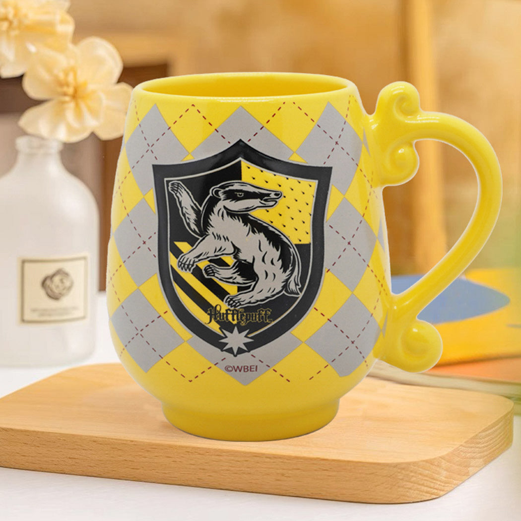 MINISO HARRY POTTER CERAMIC MUG & SAUCER SET (450ML) (YELLOW) 2017935012105 CERAMIC CUP