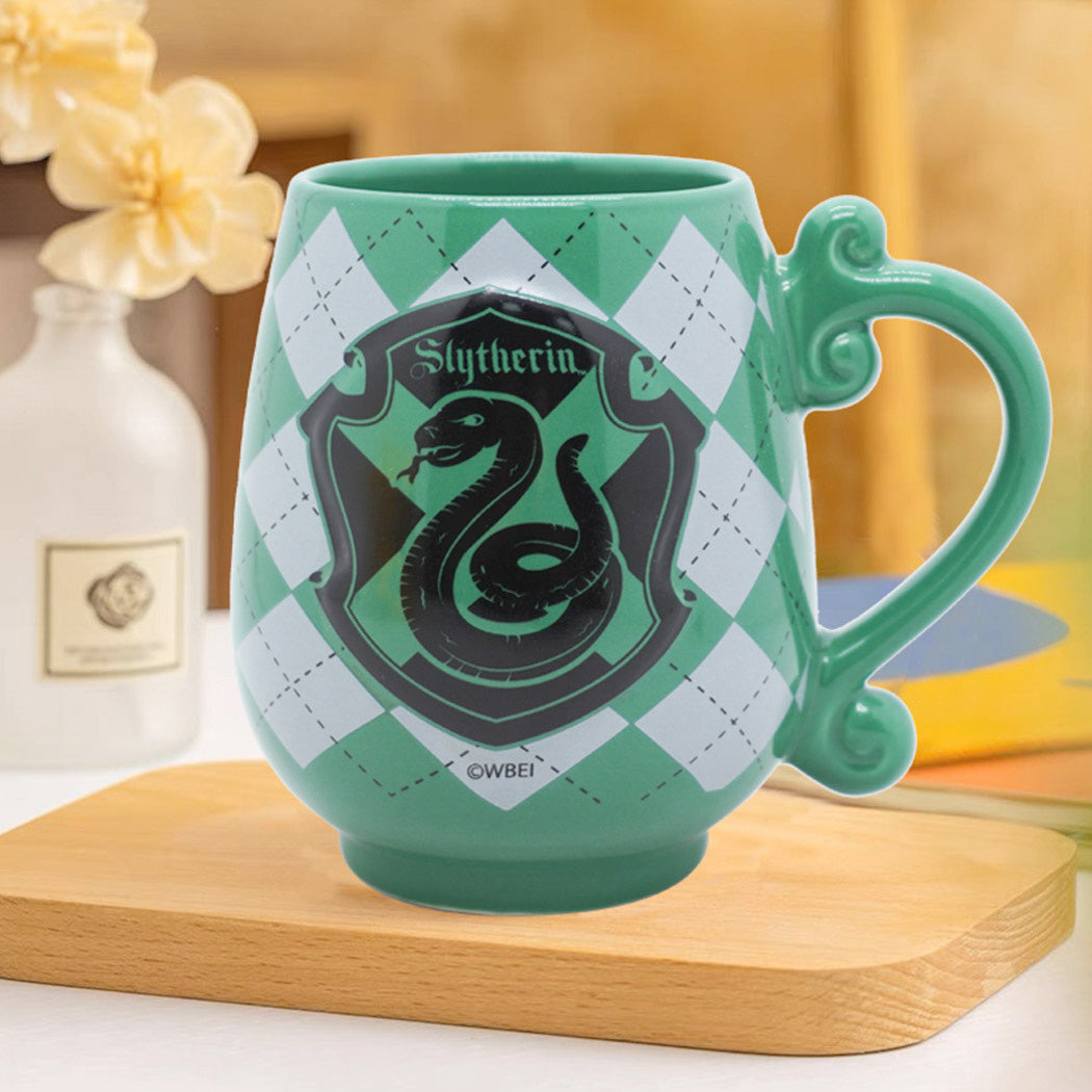 MINISO HARRY POTTER CERAMIC MUG & SAUCER SET(450ML) (GREEN) 2017935013102 CERAMIC CUP