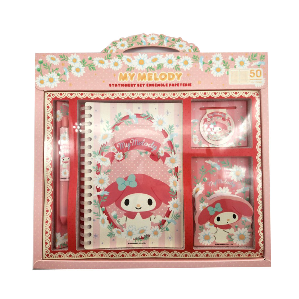 MINISO SANRIO CHARACTERS COLLECTION DIARY SET ( MY MELODY ) 2018004610109 CREATIVE DIY