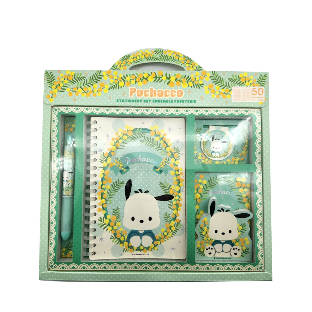 MINISO SANRIO CHARACTERS COLLECTION DIARY SET ( POCHACCO ) 2018004910100 CREATIVE DIY