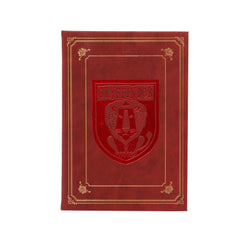 MINISO HARRY POTTER COLLECTION GRYFFINDOR PU HARDCOVER BOOK WITH STRIPED EDGES ( 208 SHEETS ) 2018011110104 HARDCOVER MEMO BOOK