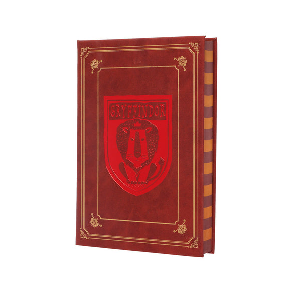 MINISO HARRY POTTER COLLECTION GRYFFINDOR PU HARDCOVER BOOK WITH STRIPED EDGES ( 208 SHEETS ) 2018011110104 HARDCOVER MEMO BOOK
