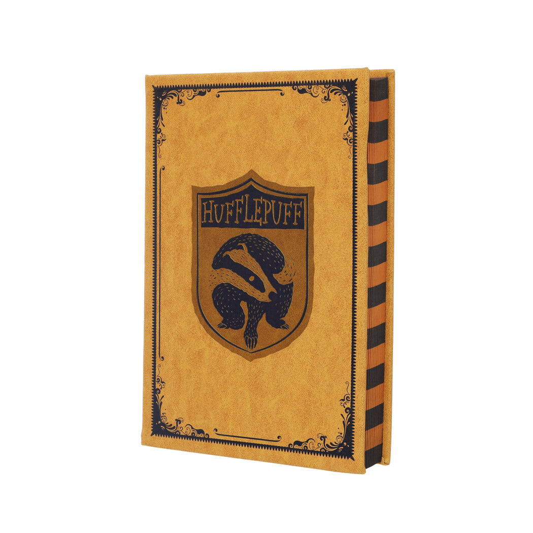 MINISO HARRY POTTER COLLECTION HUFFLEPUFF PU HARDCOVER BOOK WITH STRIPED EDGES (208 SHEETS) 2018011410105 HARDCOVER MEMO BOOK