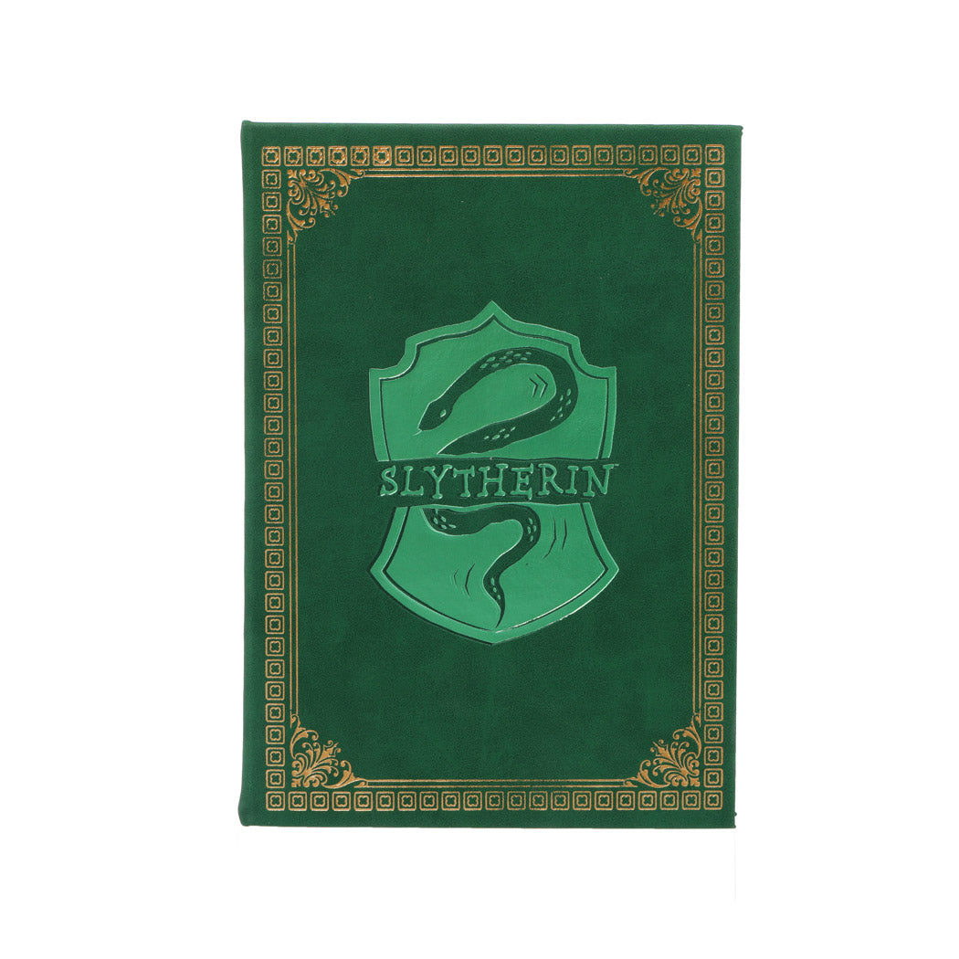 MINISO HARRY POTTER COLLECTION SLYTHERIN PU HARDCOVER BOOK WITH STRIPED EDGES (208 SHEETS) 2018011510102 HARDCOVER MEMO BOOK