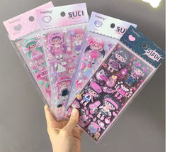 MINISO SULI COSTUME-CHANGING STICKERS (4 ASSORTED MODELS) 2018013210109 STICKER