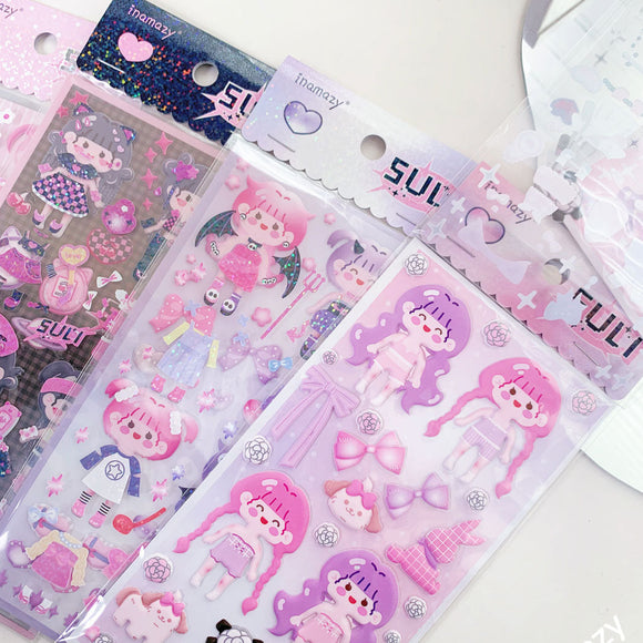 MINISO SULI COSTUME-CHANGING STICKERS (4 ASSORTED MODELS) 2018013210109 STICKER