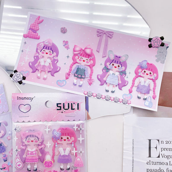 MINISO SULI COSTUME-CHANGING STICKERS (4 ASSORTED MODELS) 2018013210109 STICKER