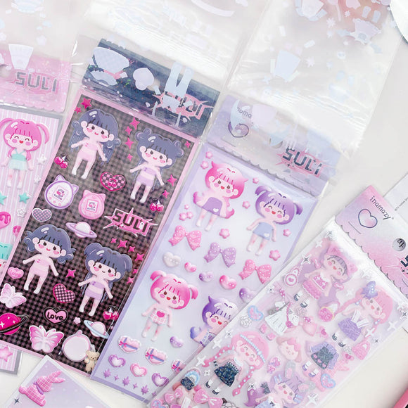 MINISO SULI COSTUME-CHANGING STICKERS (4 ASSORTED MODELS) 2018013210109 STICKER