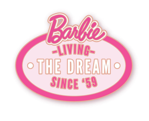 MINISO BARBIE SHINING COLLECTION GLITTER METAL BADGE ( D ) 2018014710103 CREATIVE DIY