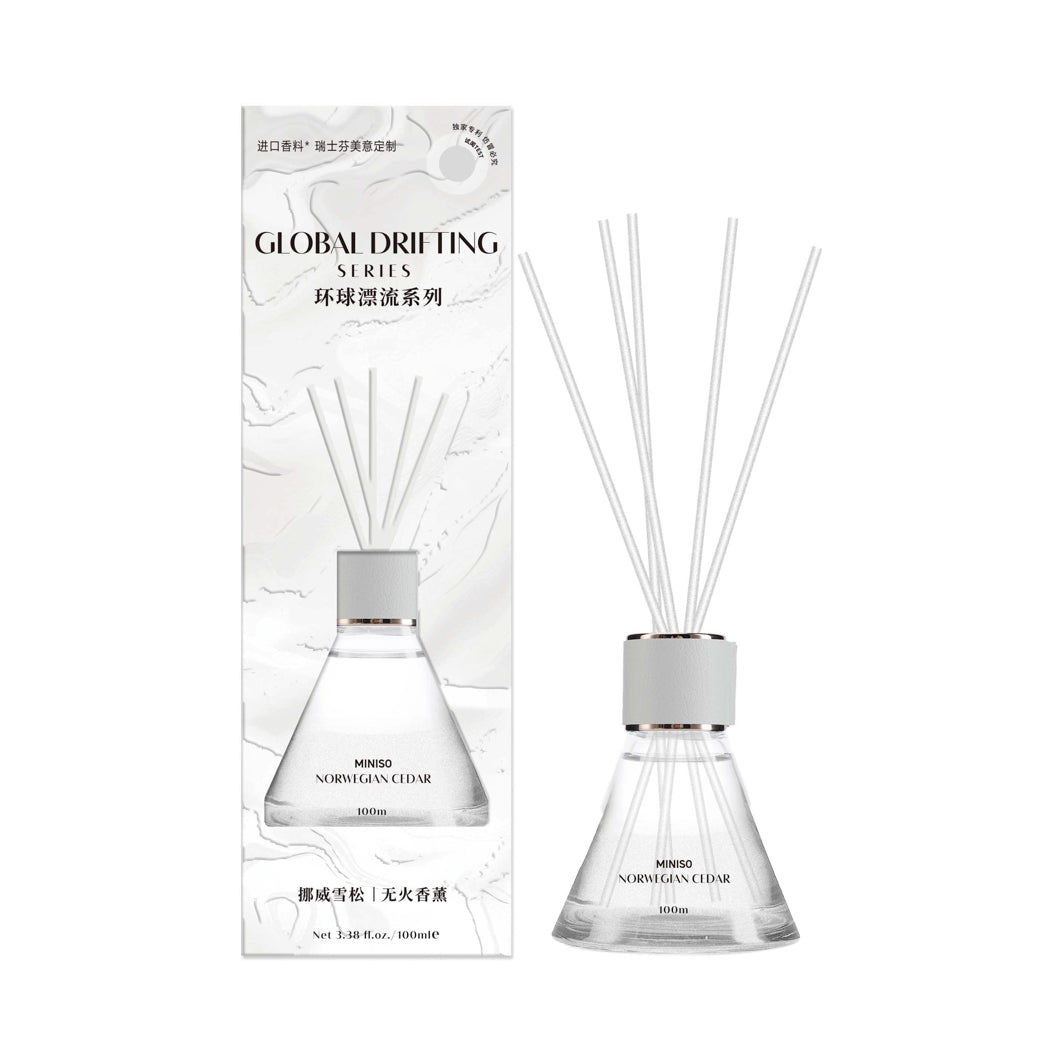 MINISO GLOBAL DRIFTING SERIES REED DIFFUSER ( NORWEGIAN CEDAR ) 2018081412108 SCENT DIFFUSER