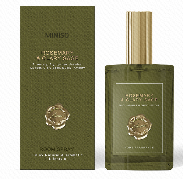 MINISO CLASSICAL SERIES ROOM SPRAY ( ROSEMARY & CLARY SAGE ) 2018087712103 SCENT SPRAY