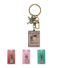 MINISO ONE PIECE CLASSIC COLLECTION METAL KEYCHAIN 2018163710108 FASHIONABLE ORNAMENTS
