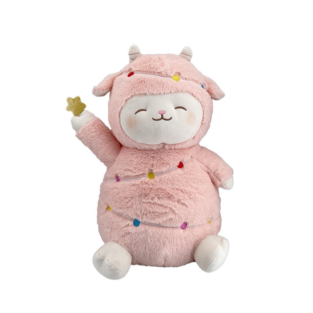 MINISO 19IN. LAMB BAA PLUSH TOY(COLORFUL LIGHTS) 2018226810103 REGULAR PLUSH