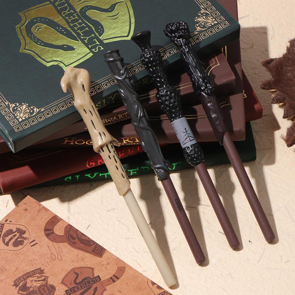 MINISO HARRY POTTER WAND SURPRISE BOX BALLPOINT PEN ( 4 ASSORTED MODELS ) PDQ 2018239310102 FUN SIGNING PEN