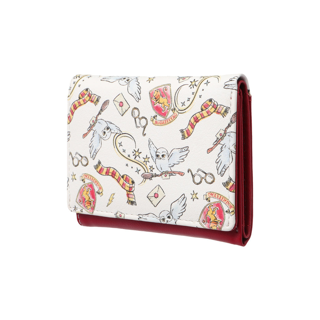 MINISO HARRY POTTER ALL OVER PRINT WOMEN'S TRIFOLD WALLET 2018246210105 WOMEN'S WALLET