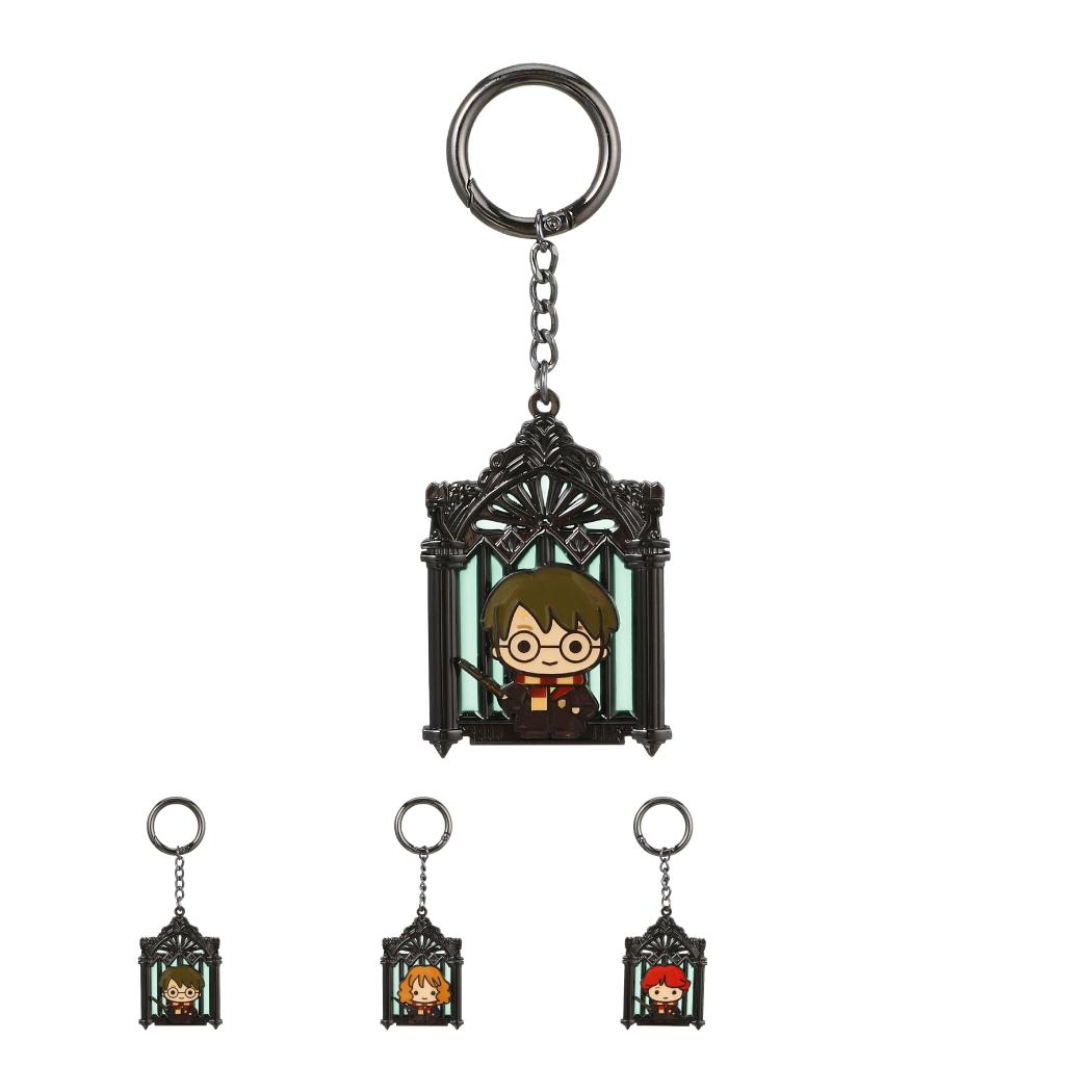 MINISO HARRY POTTER DOUBLE-LAYER METAL KEYCHAIN 2018268810109 FASHOINABLE KEYCHAINS