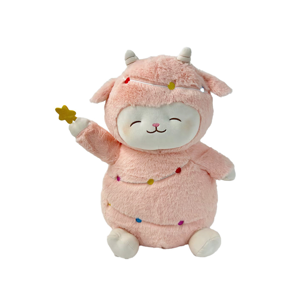 MINISO 10IN. LAMB BAA PLUSH TOY(COLORFUL LIGHTS) 2018272011103 REGULAR PLUSH