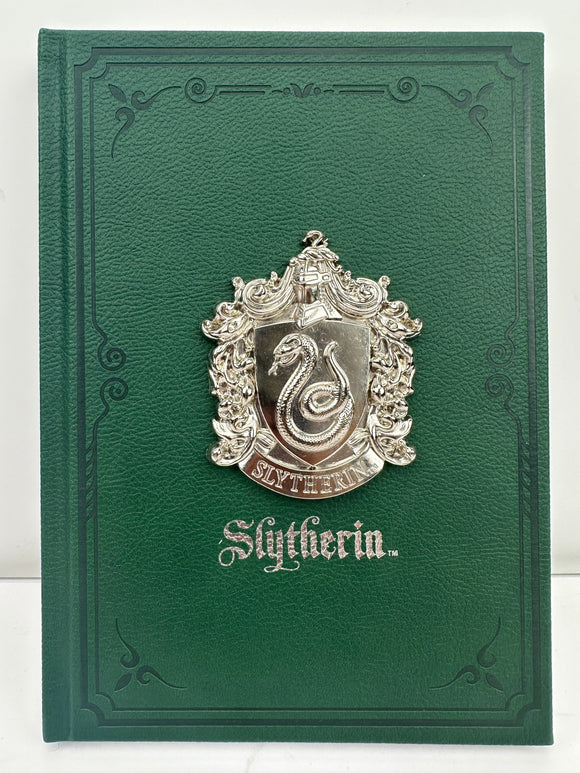 MINISO HARRY POTTER A5 PU EMBOSSMENT HARDCOVER BOOK ( 96 SHEETS ) ( SLYTHERIN ) 2018290810108 HARDCOVER MEMO BOOK