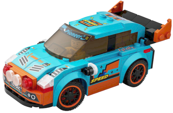 MINISO 3-IN-1 BUILDING BLOCK RACING CAR SERIES(BLUE,MY-003) 2018301910100 BUILDING BLOCKS