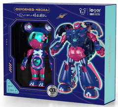 MINISO INTERSTELLAR BEAR MECHA SERIES ( PURPLE ) 2018446010109 EDUCATIONAL TOYS