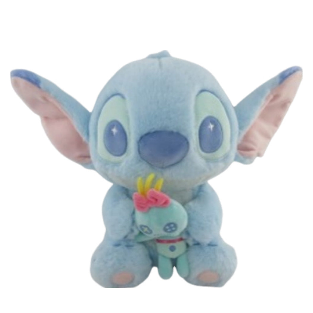 MINISO PLANETARY PASTEL COLLECTION 11IN. SITTING STITCH WITH LITTLE COMPANY PLUSH TOY 2018502310105 IP PLUSH