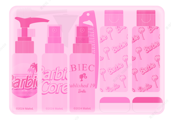 MINISO BARBIE PINK COLLECTION 11-PIECE TRAVEL SET 2019111510108 TRAVEL KIT
