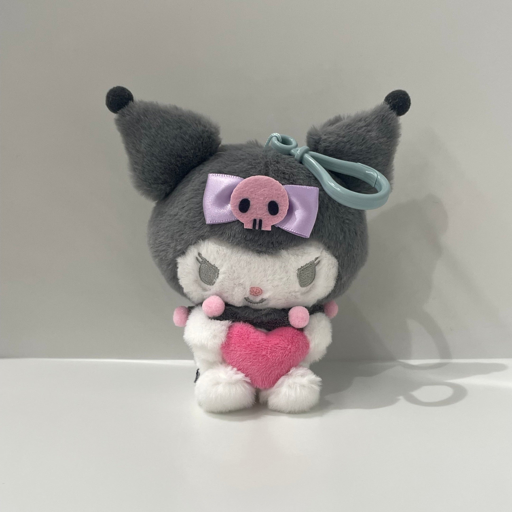 MINISO KUROMI 4IN. HEART PENDANT 2019379510100 PLUSH PENDANT