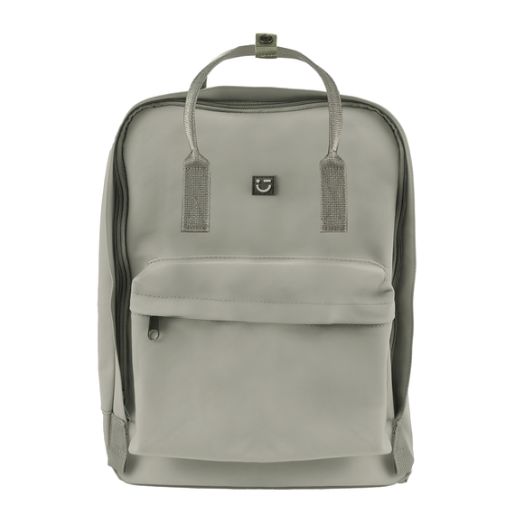 MINISO SOLID COLOR LARGE CAPACITY BACKPACK ( LIGHT GRAY ) 2019473510105 BACKPACK