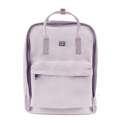 MINISO SOLID COLOR LARGE CAPACITY BACKPACK ( LIGHT PURPLE ) 2019473512109 BACKPACK
