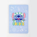 MINISO DISNEY STITCH DINNER PARTY COLLECTION 80-SHEET A5 HARDCOVER BOOK & SILICONE STICKERS SET 2020320910108 HARDCOVER MEMO BOOK-2