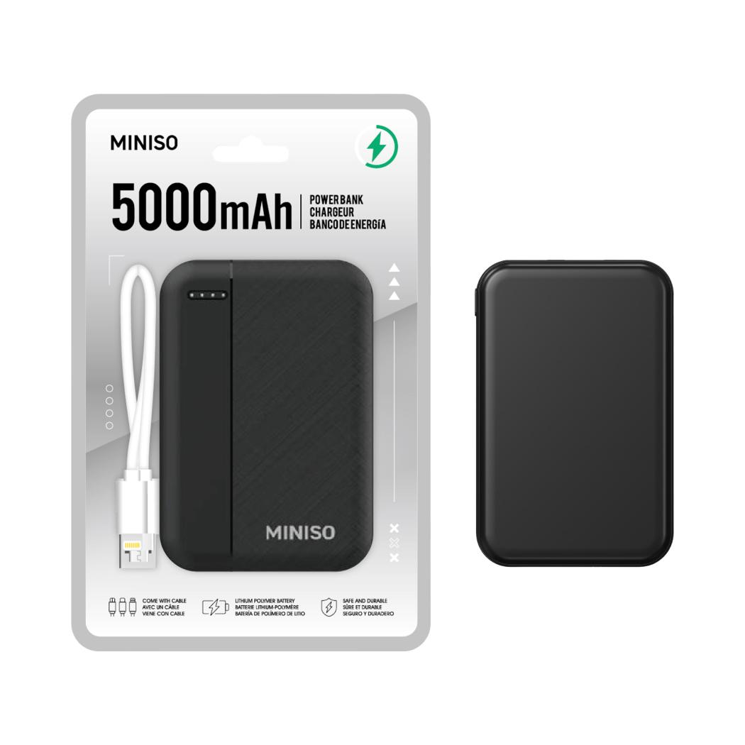 MINISO 5000MAH POWER BANK MODEL: M23(BLACK) 2020769513106 POWER BANK