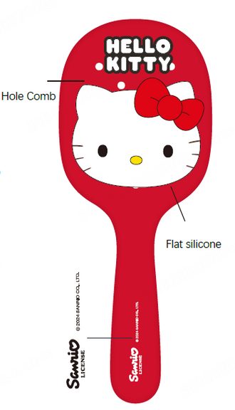 MINISO HELLO KITTY CUSHION BRUSH WITH CHARMS 2020797510108 COMB
