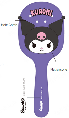 MINISO KUROMI CUSHION BRUSH WITH CHARMS 2020797810109 COMB