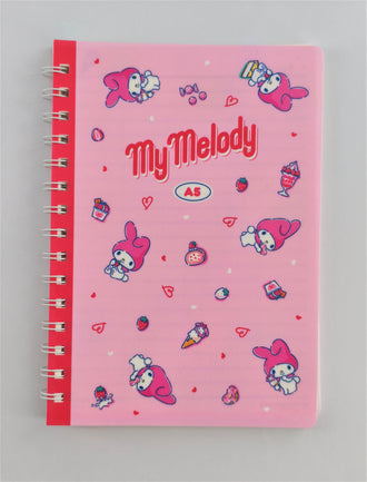 MINISO MY MELODY RETRO COLLECTION A5 PP WIRE-BOUND BOOK (80 SHEETS) 2020901310105 WIREBOUND BOOK