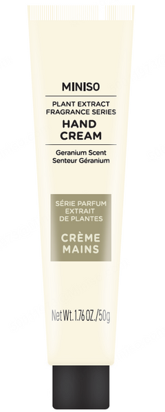 MINISO PLANT EXTRACT FRAGRANCE SERIES HAND CREAM (GERANIUM SCENT) 2021072610100 HAND CREAM