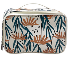 MINISO NATURE SERIES-RECTANGULAR COSMETIC BAG WITH STRAP(APRICOT) 2011534610106 COSMETIC BAG