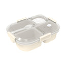 MINISO GRACEFUL SERIES 4 COMPARTMENTS LUNCH BOX 1150ML(BEIGE) 2021468910104 BENTO BOX-1