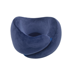 MINISO FOLDABLE NUMBER ZERO NECK PILLOW WITH HOOK(DARK BLUE) 2021481710101 U-SHAPED NECK PILLOW